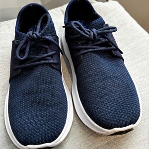 Vessi Everyday Classic Marine Blue Knit Waterproof Sneakers Shoes Women's Size 8